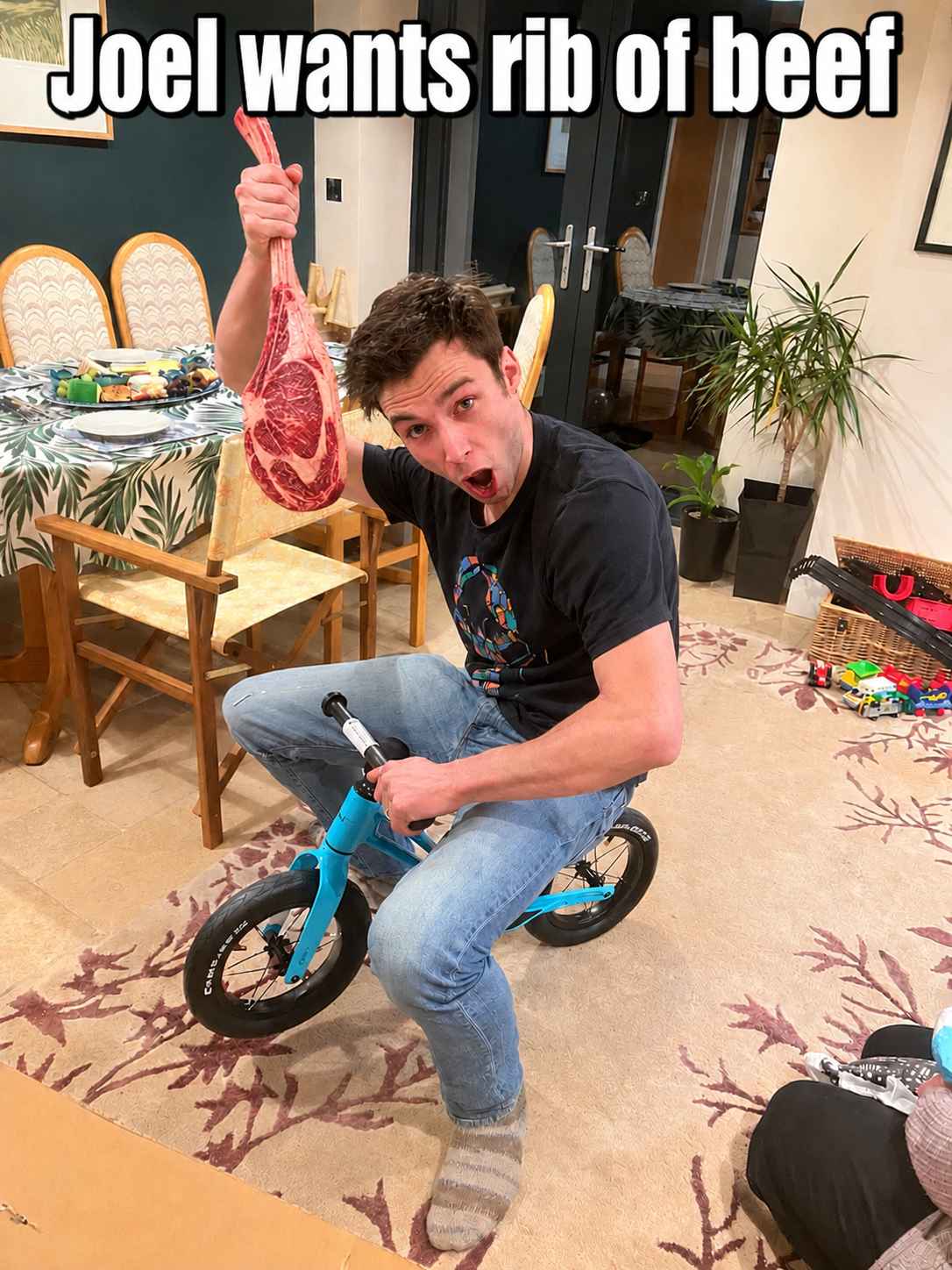 Joel wants rib of beef